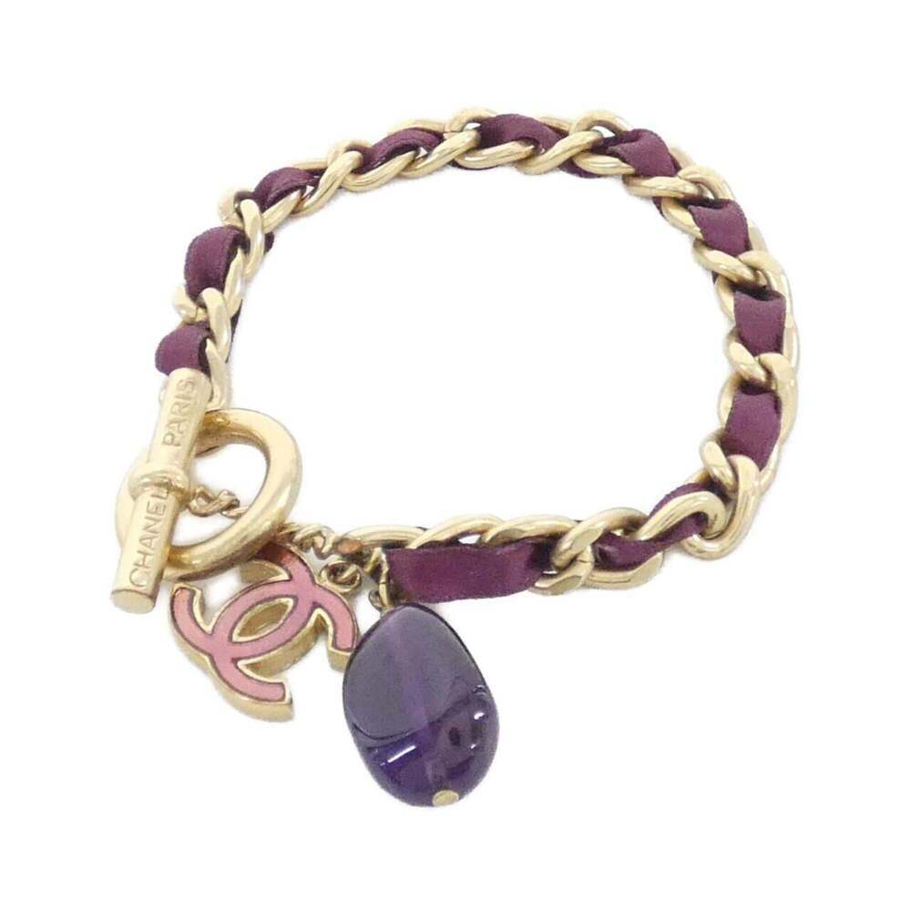 CHANEL Purple Charm Bracelet